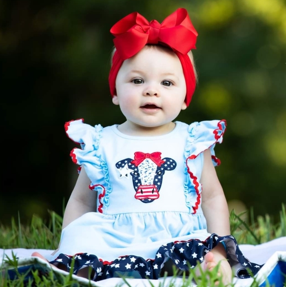 Americana Farm Dress 6-9M - Picture 4 of 4